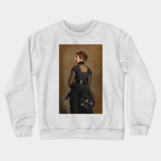 Portrait Of Kate Perugini, Daughter Of Charles Dickens by John Everett Millais Crewneck Sweatshirt